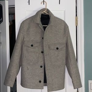 ZARA Textured Stretch Overshirt - S